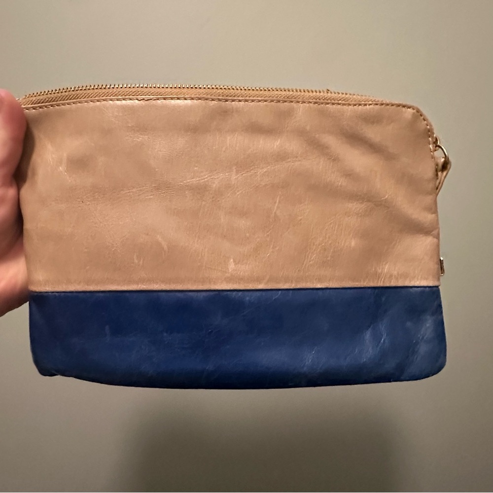 Hobo leather clutch